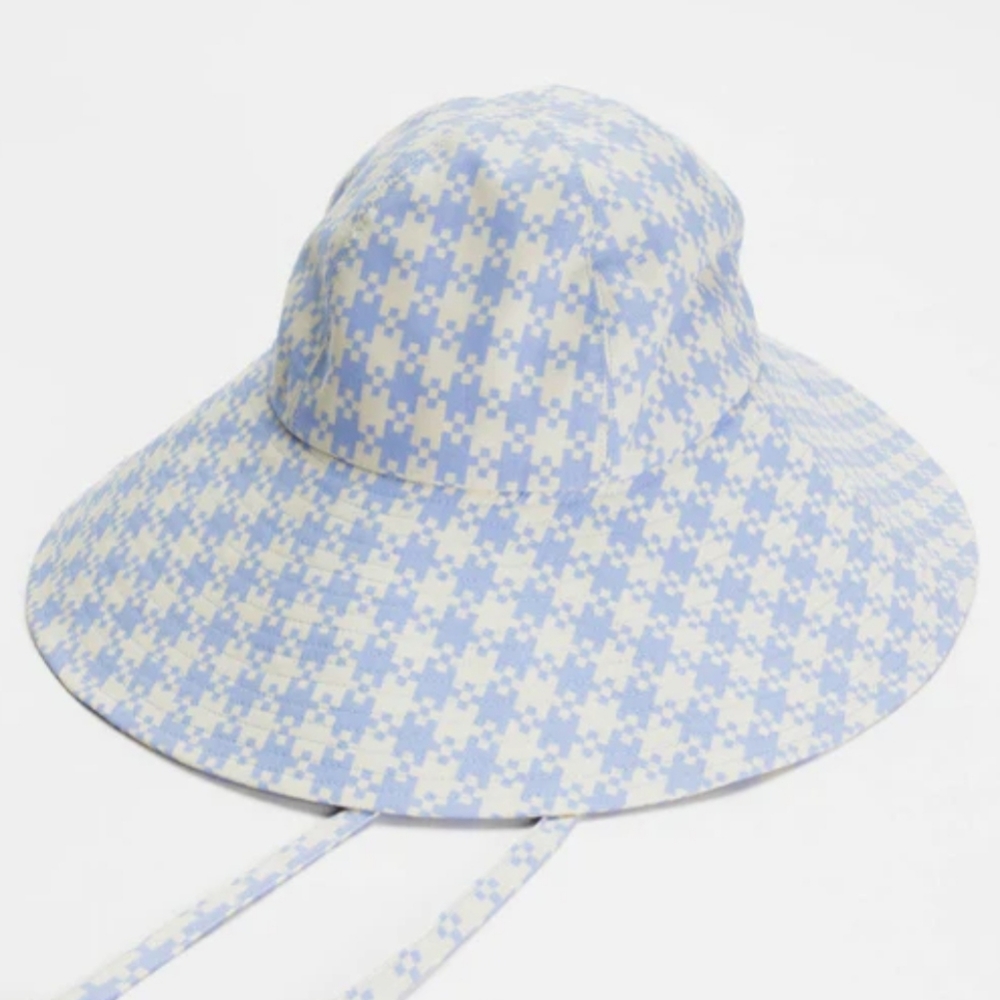 Baggu Soft Sun Hat Blue Gingham